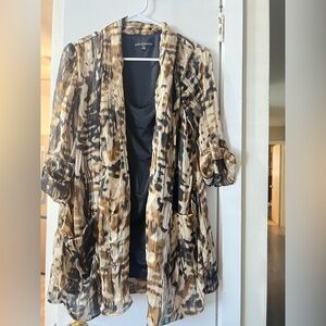 Sara Michelle Leopard Print Cardigan